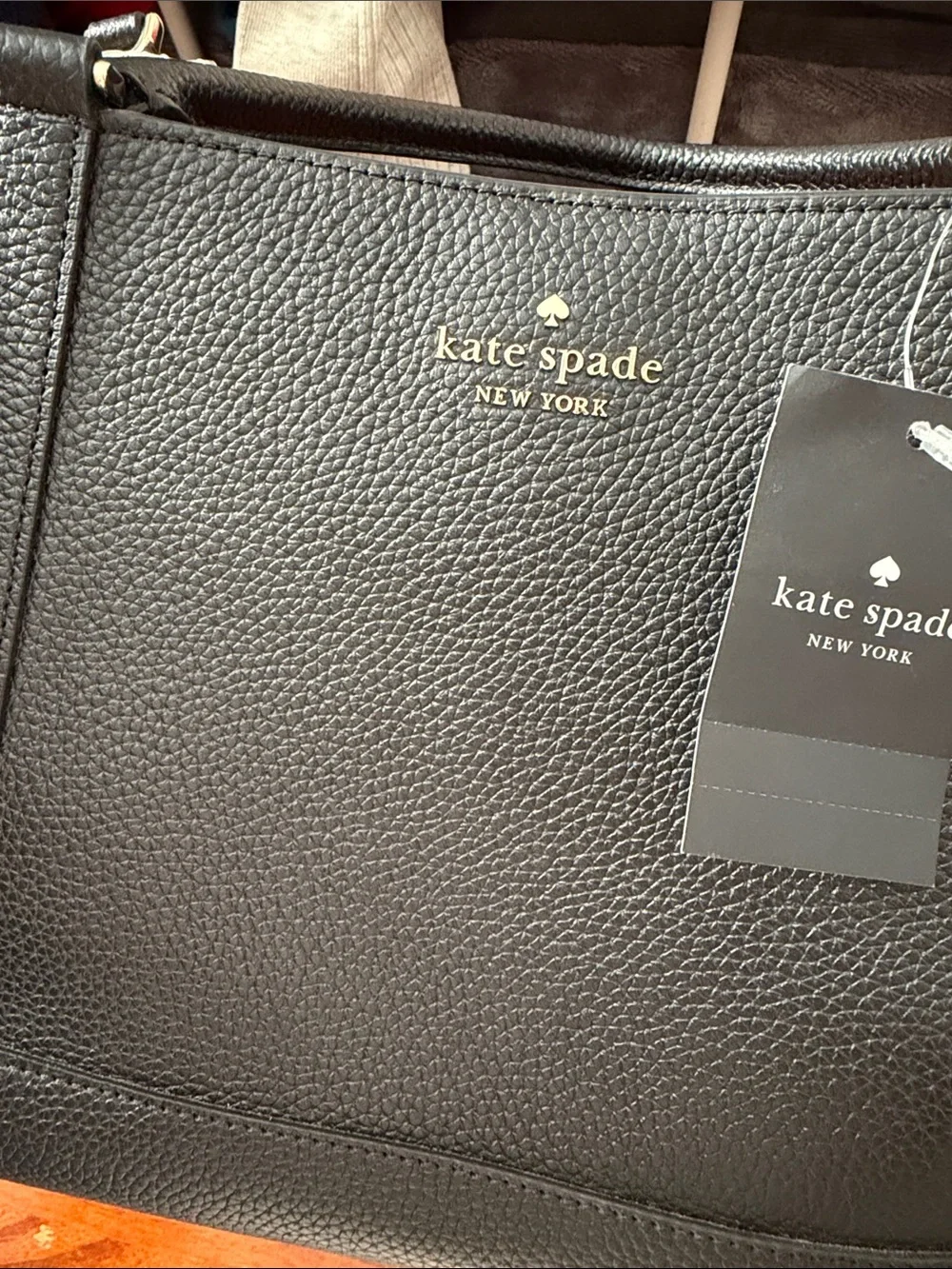 Kate Spade pebbled leather satchel